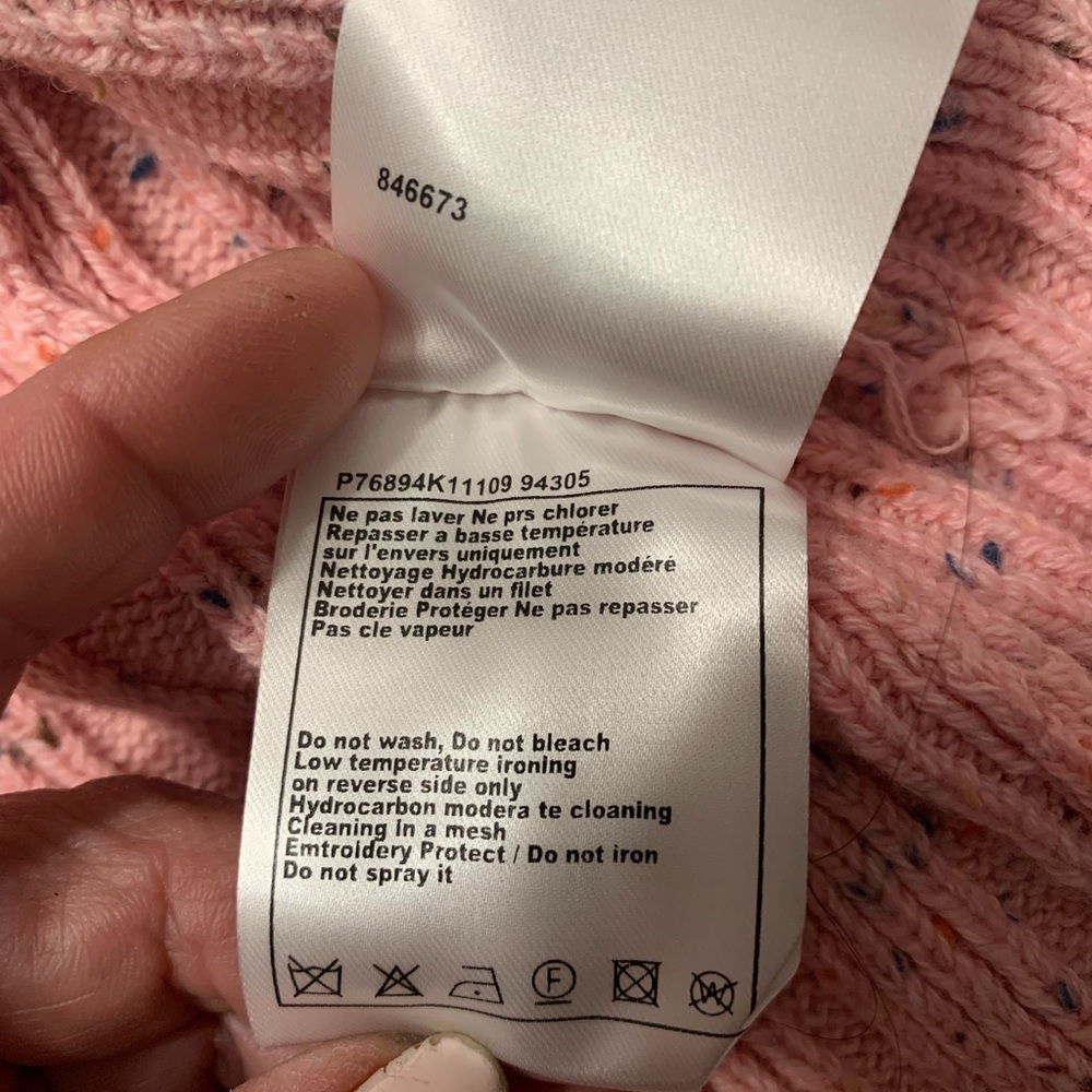 CHANEL Pink Button-Up Cardigan - Picture 8 of 10